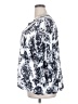 Monday Fun 100% Rayon Silver 3/4 Sleeve Blouse Size 2X - photo 5