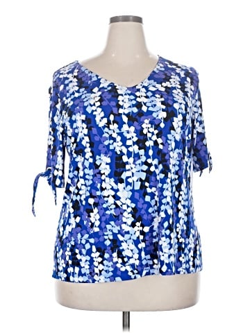 Liz Claiborne Short Sleeve Blouse (view 1)