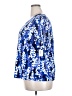 Liz Claiborne 100% Polyester Blue Short Sleeve Blouse Size XXL - photo 5