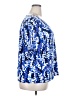 Liz Claiborne 100% Polyester Blue Short Sleeve Blouse Size XXL - photo 4