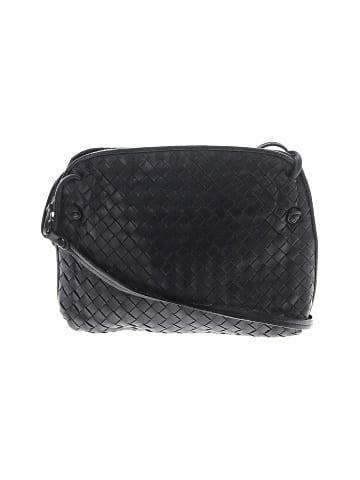 Bottega Veneta Leather Intrecciato Crossbody Bag (view 1)