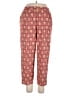Talbots 100% Cotton Paisley Red Casual Pants Size 16 Petite - photo 1