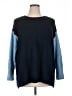 Vince Camuto Color Block Blue Pullover Sweater Size 1X - photo 1