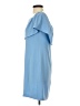 Charles Henry Solid Blue Cocktail Dress Size S - photo 5