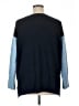 Vince Camuto Color Block Blue Pullover Sweater Size 1X - photo 2