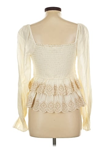 American Eagle Outfitters Long Sleeve Blouse (view 2)