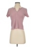 Splendid Pink Short Sleeve Polo Size S - photo 1