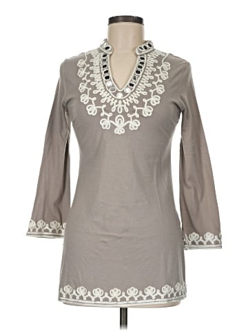 INC International Concepts 3/4 Sleeve Blouse (view 1)