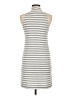 LA Made Stripes Gray Casual Dress Size M - photo 2