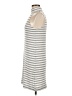 LA Made Stripes Gray Casual Dress Size M - photo 5