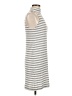 LA Made Stripes Gray Casual Dress Size M - photo 4