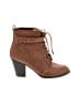 Shoedazzle Brown Ankle Boots Size 6 1/2 - photo 1