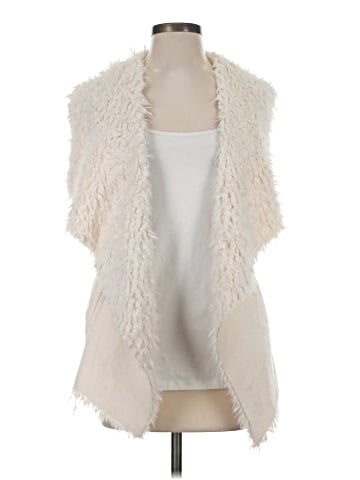 INC International Concepts Faux Fur Vest (view 1)