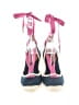 J.Crew Color Block Blue Wedges Size 5 - photo 2
