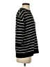 Ann Taylor LOFT 100% Cotton Stripes Black Pullover Sweater Size S - photo 4