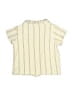 Grayson Mini 100% Cotton Stripes Ivory Short Sleeve Button-Down Shirt 12-18 MO / 18 MO - photo 2