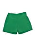 Unbranded 100% Polyester Solid Green Athletic Shorts Size 10 - 12 - photo 1