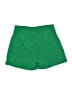 Unbranded 100% Polyester Solid Green Athletic Shorts Size 10 - 12 - photo 2