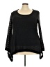 Grace Elements 100% Polyester Black Long Sleeve Top Size XXL - photo 1
