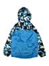 Lands' End 100% Nylon Color Block Blue Windbreaker Size 7 - photo 2