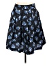 Simply Styled 100% Polyester Print Blue Casual Skirt Size Lg Petite - photo 1