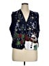 Quacker Factory 100% Polyester Blue Sleeveless Top Size 1X - photo 1