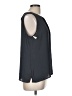 Ann Taylor LOFT Outlet 100% Polyester Gray Sleeveless Blouse Size M - photo 4
