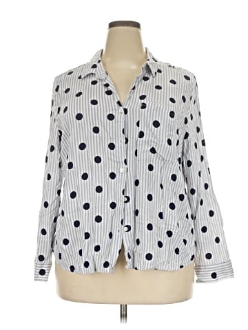 Como Blu Long Sleeve Blouse (view 1)