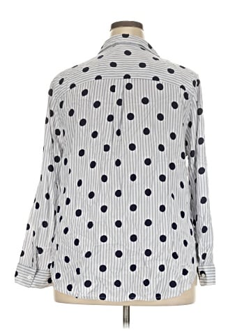 Como Blu Long Sleeve Blouse (view 2)