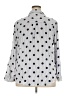 Como Blu Polka Dots Blue Long Sleeve Blouse Size 2X - photo 2