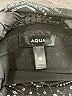 Aqua Metallic Black Long Sleeve Blouse Size S - photo 7