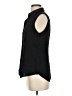 Theory 100% Silk Black Sleeveless Silk Top Size S - photo 5