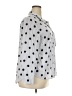 Como Blu Polka Dots Blue Long Sleeve Blouse Size 2X - photo 4