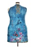 Unbranded 100% Polyester Blue Casual Dress Size XXL - photo 2