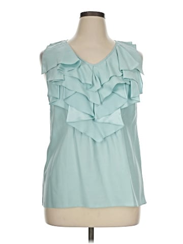 Lafayette 148 New York Sleeveless Silk Top (view 1)