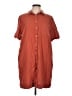 Old Navy Orange Casual Dress Size L (tall) - photo 1