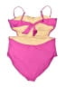 J.Crew Color Block Pink One Piece Swimsuit Size 18 - photo 2