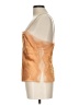 A.L.C. 100% Viscose Orange Sleeveless Blouse Size 10 - photo 5