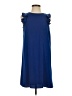 Naked Zebra 100% Polyester Blue Cocktail Dress Size S - photo 1