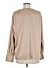 Vince. 100% Polyester Tan Long Sleeve Blouse Size M - photo 2