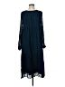 MNG 100% Polyester Blue Casual Dress Size 6 - photo 1