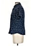 Laura Scott 100% Polyester Floral Blue Short Sleeve Blouse Size S - photo 5