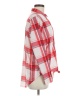 New York Laundry 100% Polyester Plaid Red Long Sleeve Blouse Size L - photo 4