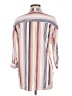Love Potion 100% Polyester Stripes Ivory 3/4 Sleeve Blouse Size L - photo 2