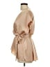 Shein 100% Polyester Tan Short Sleeve Blouse Size 12 - photo 5