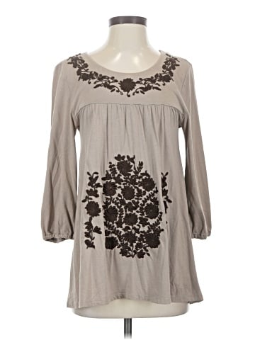 Garnet Hill 3/4 Sleeve Blouse (view 1)
