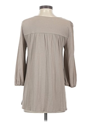Garnet Hill 3/4 Sleeve Blouse (view 2)