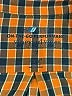 Vineyard Vines Checkered-gingham Orange Long Sleeve Button-Down Shirt Size 7 - photo 3