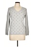 Tommy Hilfiger Polka Dots Gray Pullover Sweater Size L - photo 1