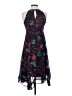 Just... Taylor 100% Polyester Tropical Black Cocktail Dress Size 2 - photo 2